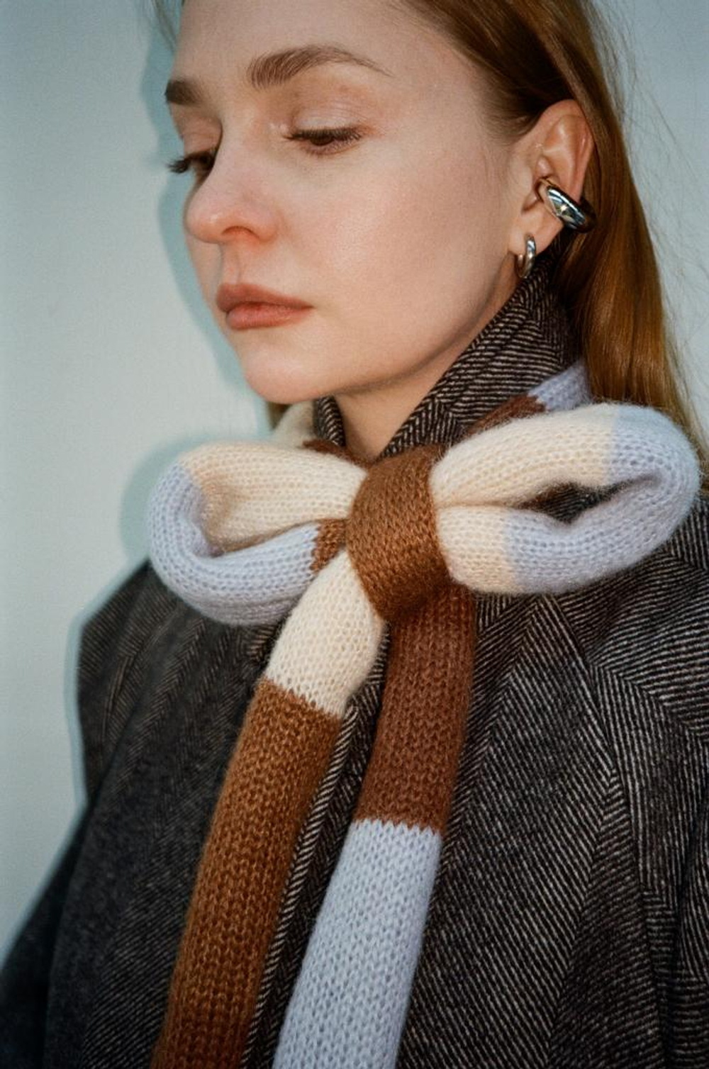 Шарф Jacob Cro Snake "Blue/Brown"