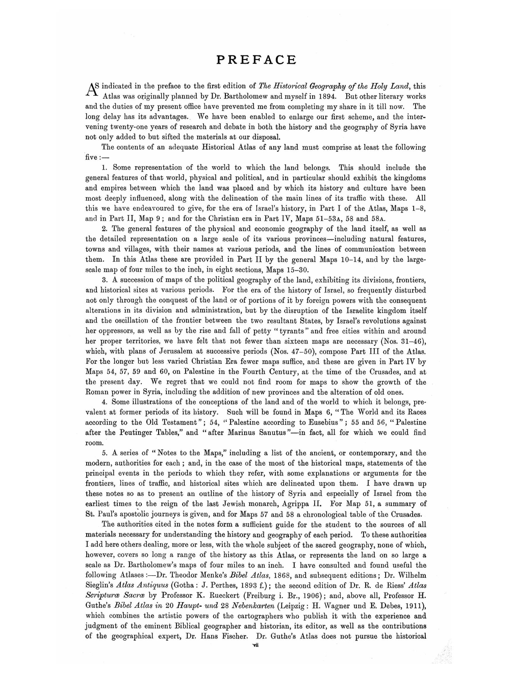 Atlas of the Historical Geography of the Holy Land | G.A. Smith