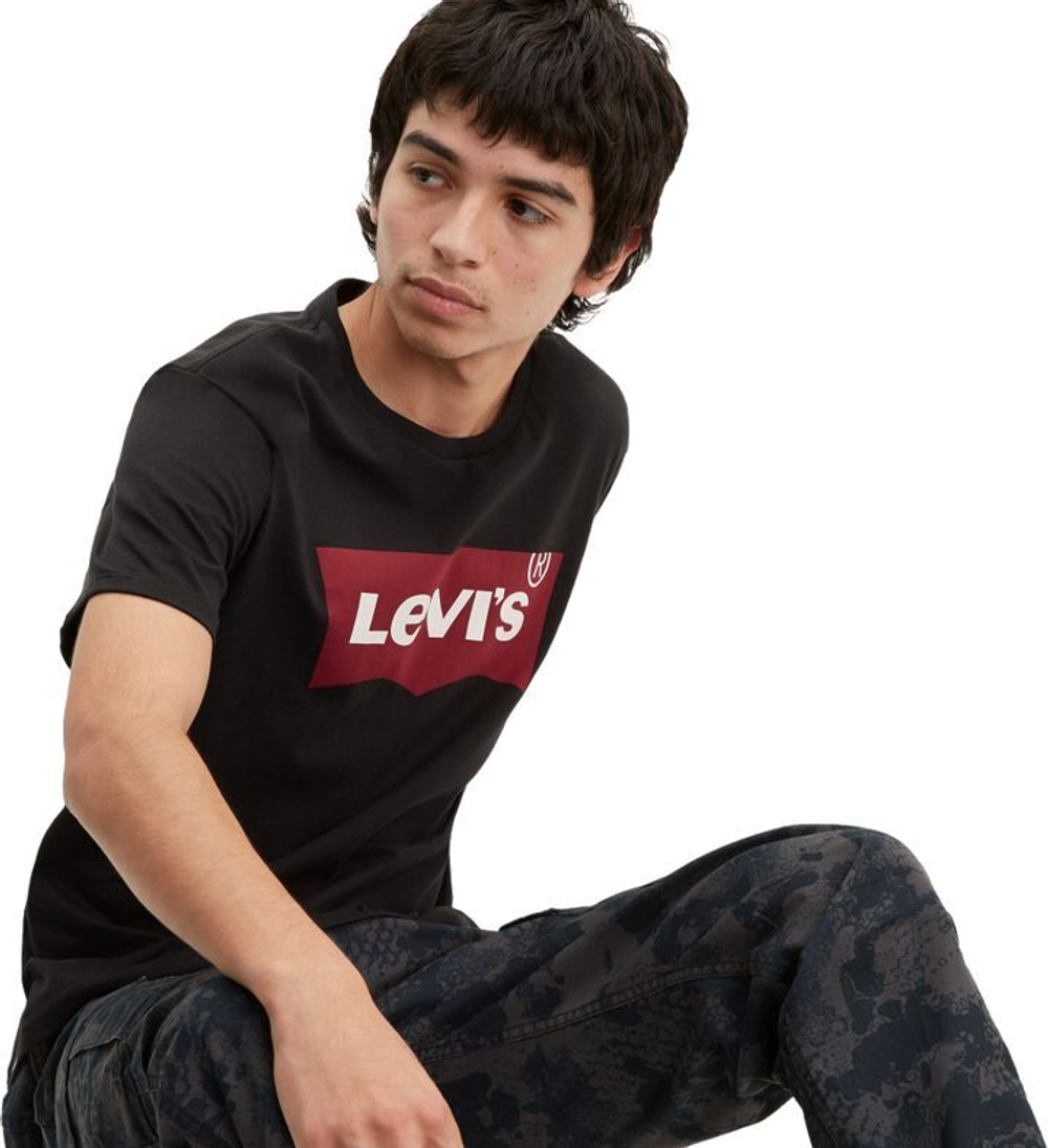 Футболка Levis Levi's Original GRAPHIC SETIN NECK GRAPHIC H215HM BLA