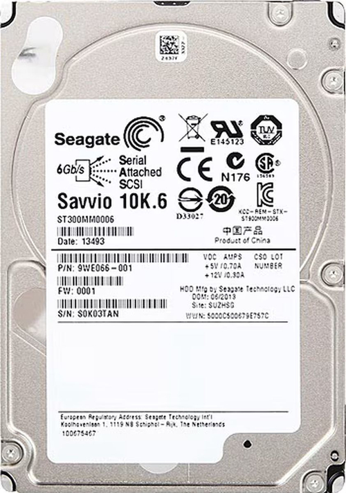 Серверный жесткий диск Seagate ST300MM0006 300Gb SAS 2,5" HDD