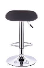 Стул барный Everprof Form Экокожа Черный