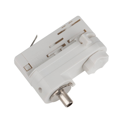 UBX-A61 WHITE 1 POLYBAG Адаптер для трехфазного шинопровода. Цвет-белый. Упаковка-полиэтиленовый пакет.