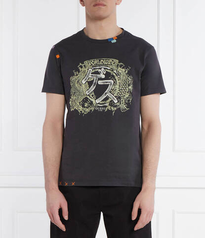 Футболка JAPANESE IDEOG GUESS - графитовый(M4GI22 K8FQ4)