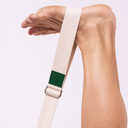 Ремень для йоги хлопковый Nature длиной 230 см Рамайога