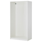 Гардероб PAX IKEA 2-дверный 100x37x236 cm 100*37*236 см, Белый   Фиеста