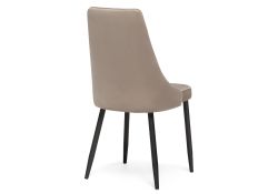 Стул на металлокаркасе Лана бежевый / черный