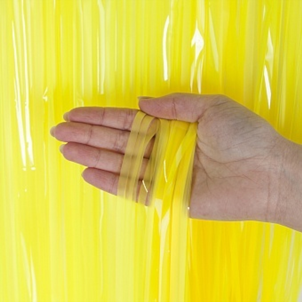 Занавес Дождик Сочный Желтый 100*200 см.