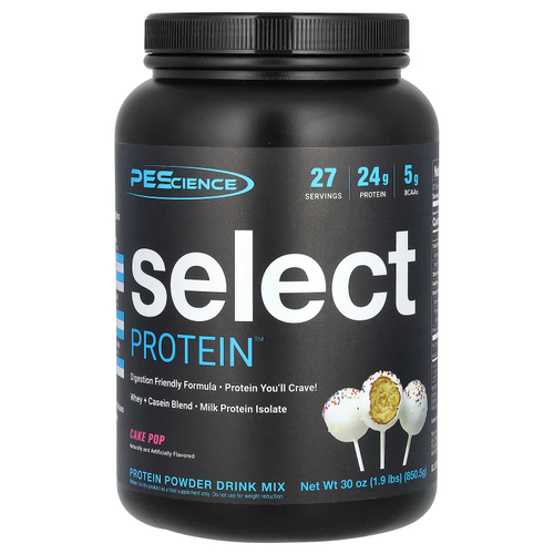 PEScience, Select Protein, Amazing Cake Pop, 850,5 г (1,9 фунта)