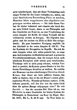 Immanuel Kant's Kritik der reinen Vernunft, herausgegeben von K. Rosenkranz | Immanuel Kant
