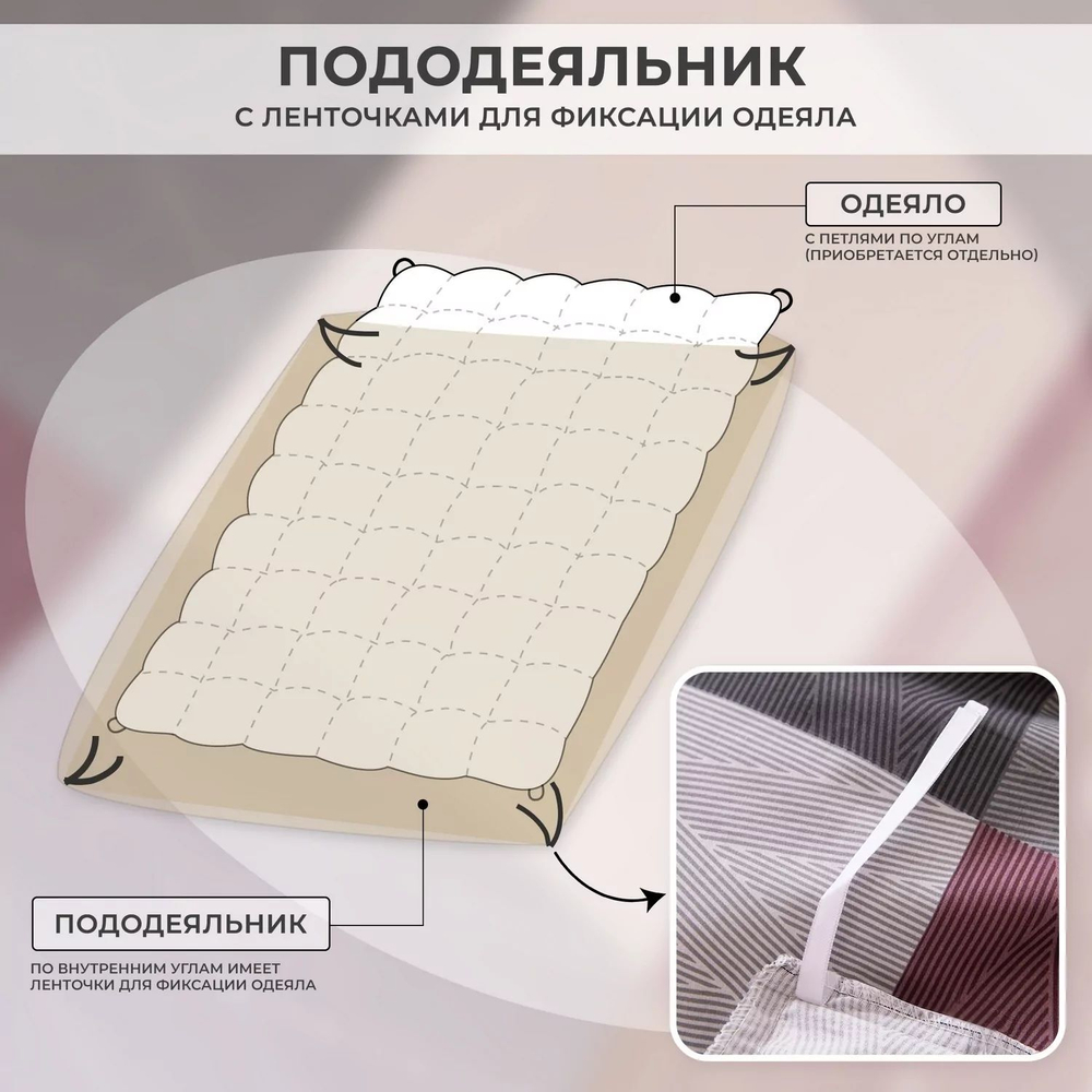 Комплект постельного белья 100% хлопок