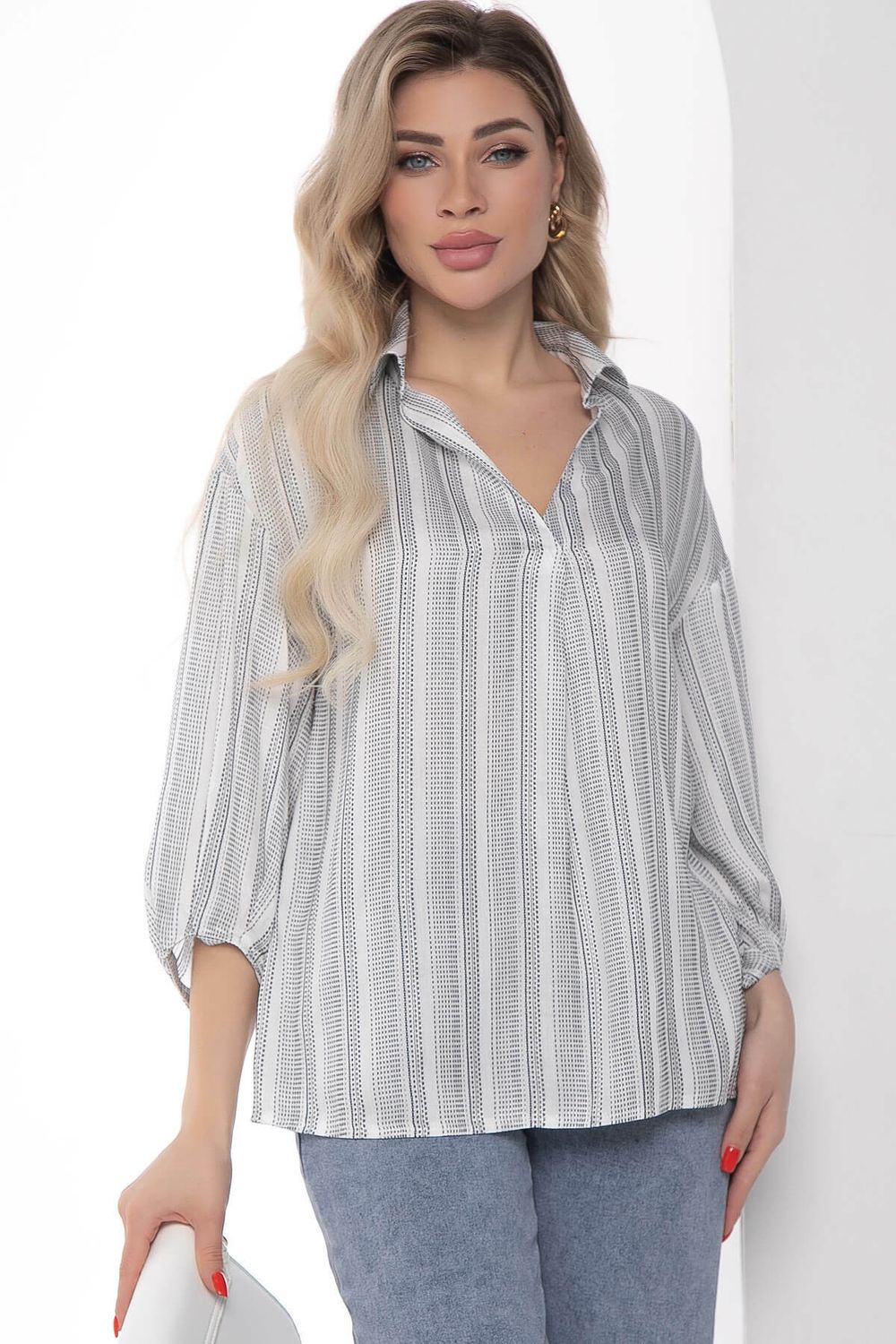 Блуза "Кейт" (белая) Б8955 LT Collection