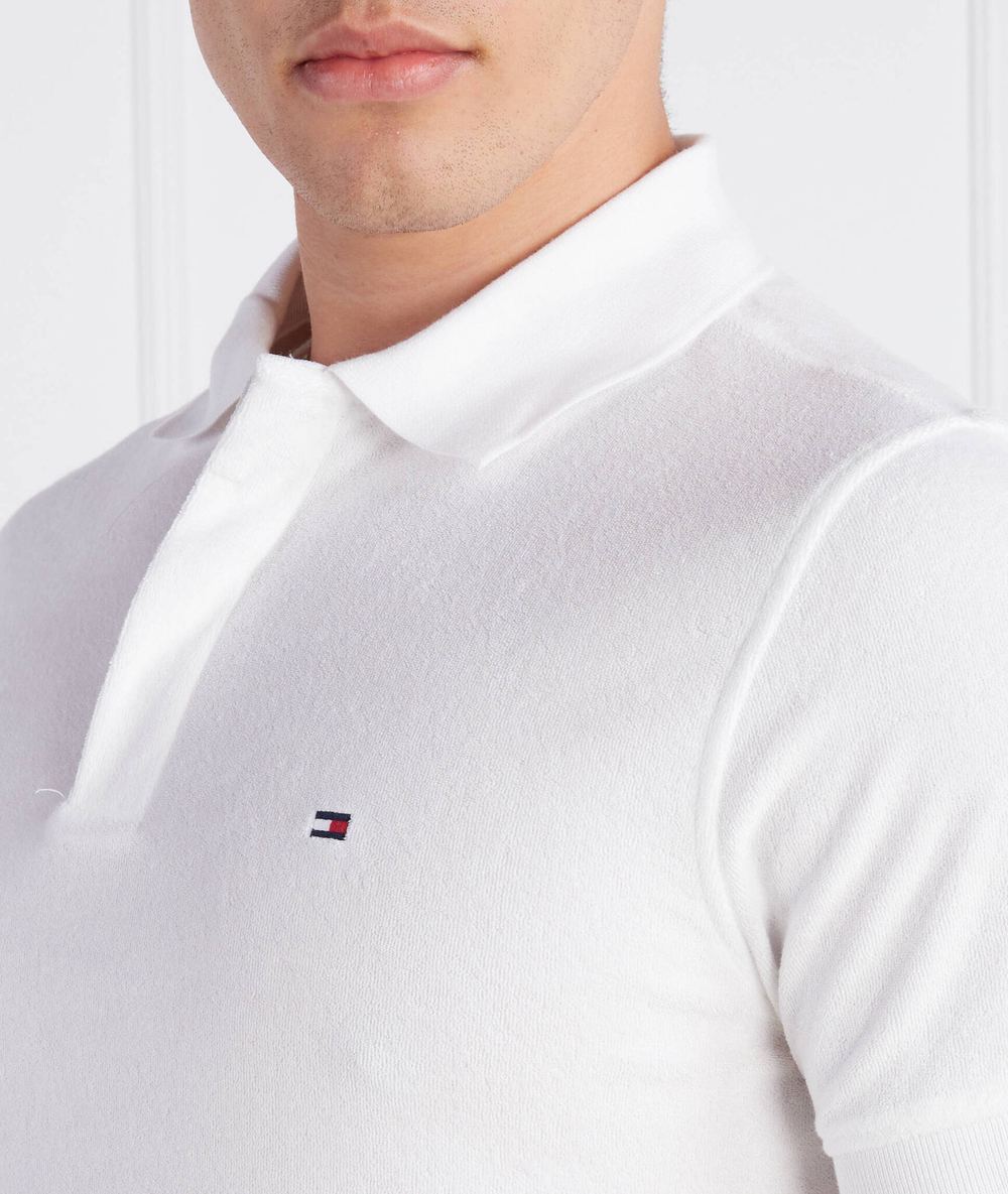 Поло Tommy Hilfiger - белый(MW0MW30770)