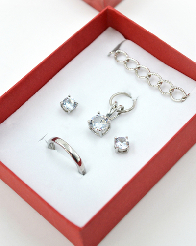 Футляр картонный прямоугольный, ассорти (6х2шт), серия "Подарочная" (№6)