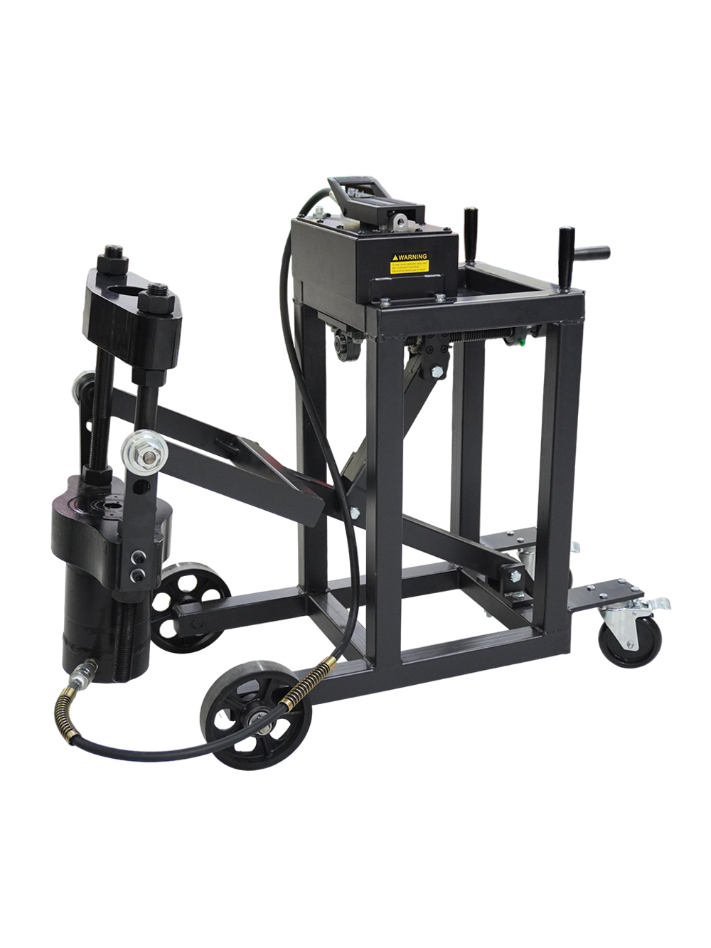 WDK-TKS75E Выпрессовщик шкворней (шкворнедав) гидравлический 75т. С рамой и пневмогидравлическим насосом