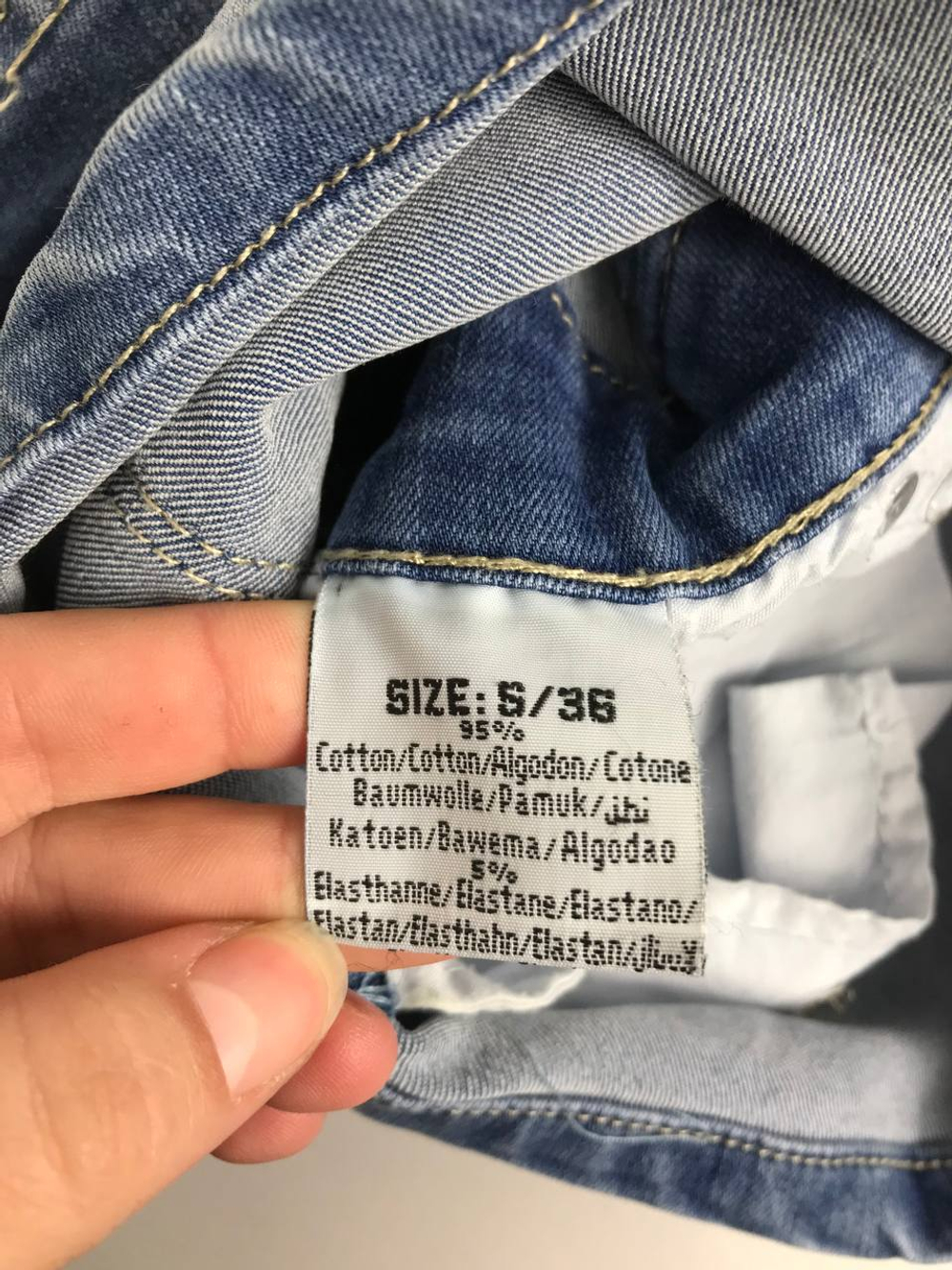 Комбинезон джинсовый 44 размер