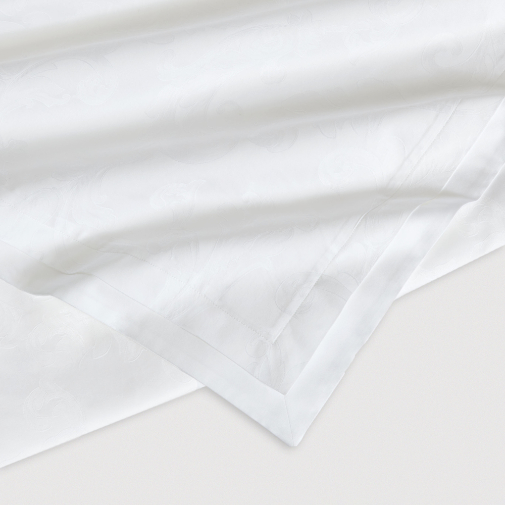 Постельное белье 2 спальное евро макси Сlaire&Caroll Lili белый жаккард