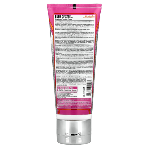 SteelFit, Buns of Steel®, максимальный тонизирующий крем, 100 мл (3,4 жидк. унции)