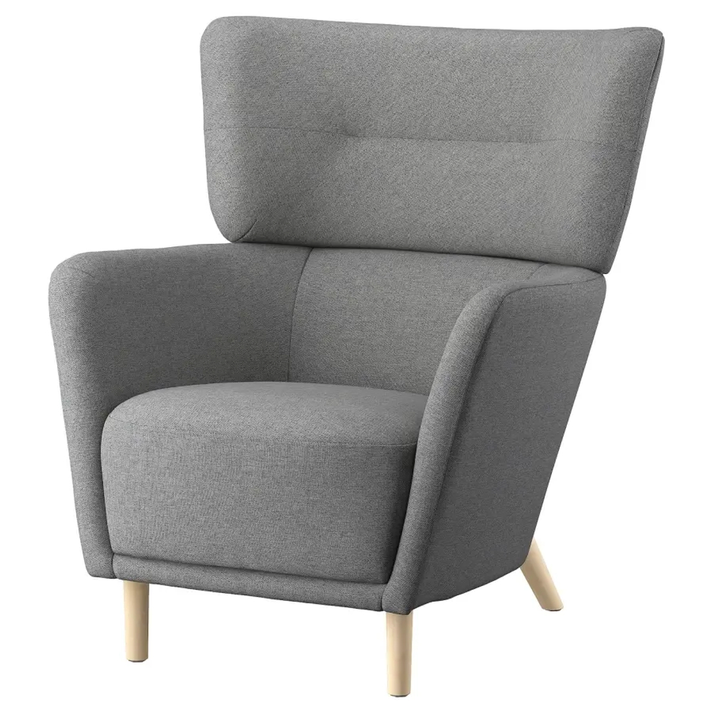 Кресло -IKEA OSKARSHAMN, 82х86х99 см, серый, ОСКАРСХАМН ИКЕА