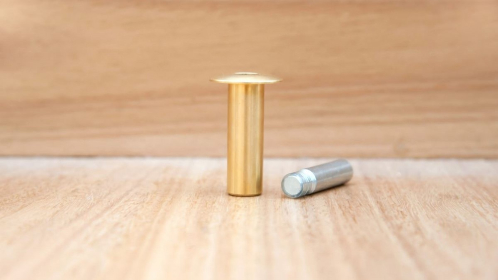 Упор дверной скрытый магнитный FANTOM PREMIUM HGT004. Латунь