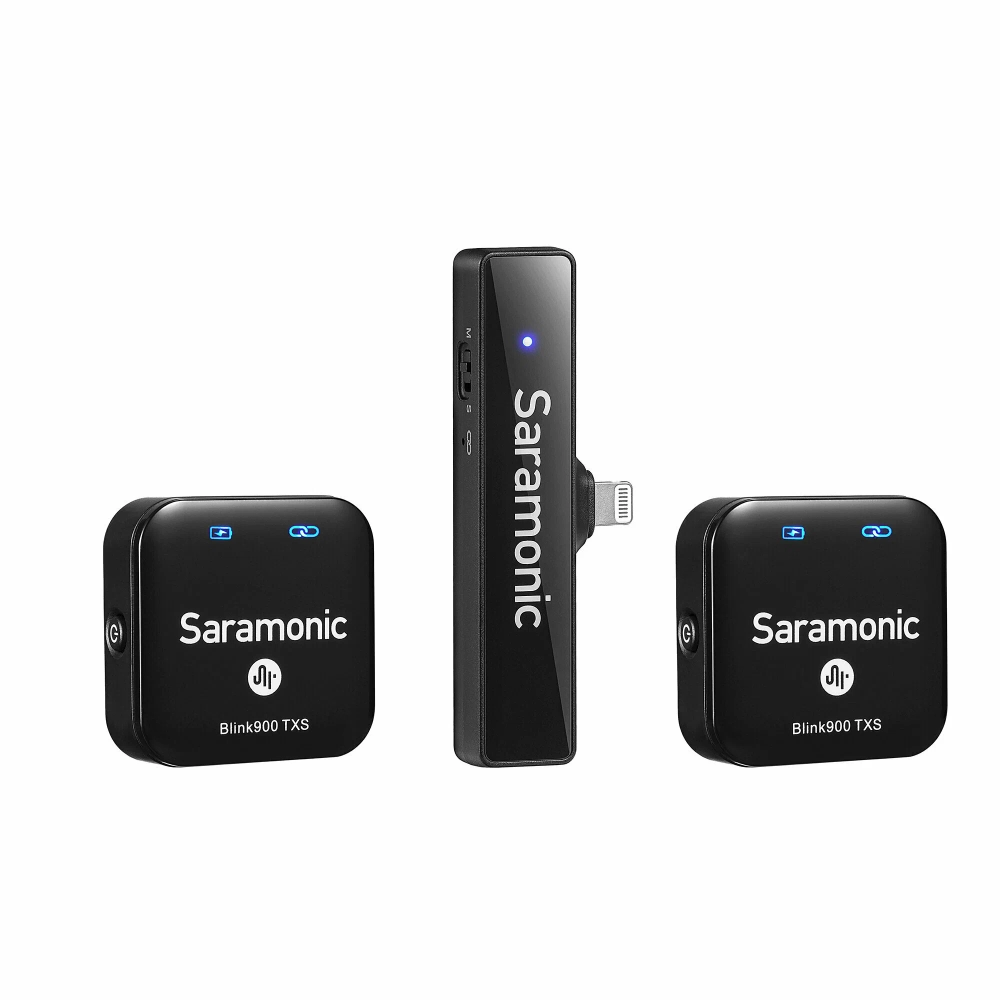 Радиосистема Saramonic Blink900 S4 (TX+TX+RXDi) приемник + 2 передатчика, разъем Lightning