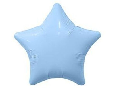 Звезда пастель небесно-голубой