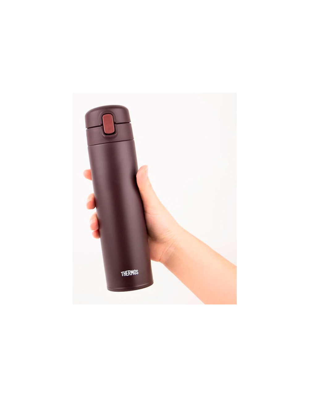 Термокружка Thermos FJM-450 BW (0,45 литра) с трубочкой, коричневая