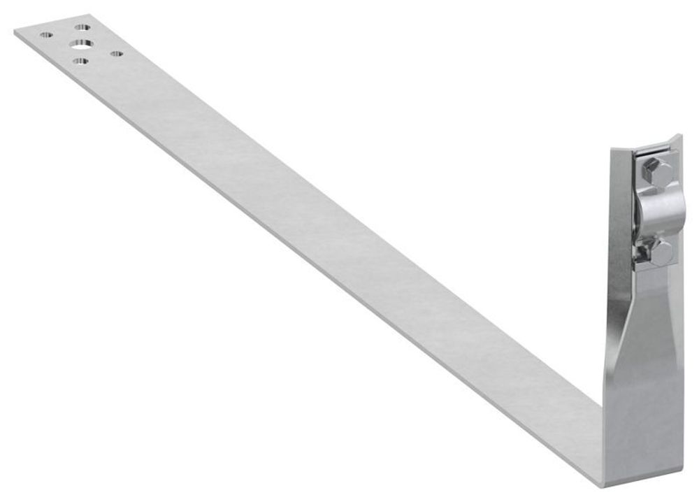 Держатель проводника круглого 6-10мм черепич. кровля L380мм оцинк. сталь HDZ IEK ZDP80-14-5-16-380