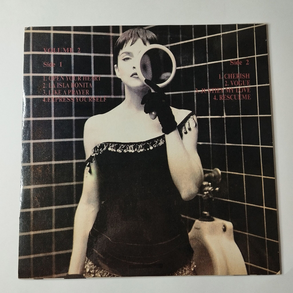 Винтажная виниловая пластинка LP Madonna The Immaculate Collection. Volume 2 (Россия 1993)
