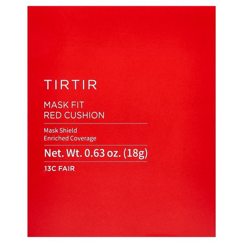 TIRTIR, Mask Fit Red Cushion, кушон, тон 13C Fair, 18 г (0,63 унции)