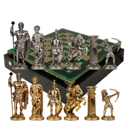 Manopoulos Шахматы подарочные Античные войны