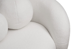Диван Garda Decor Монблан (Monblan) трехместный букле белый Hush000 232*96*63 см