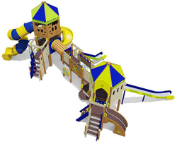 Игровой комплекс 07122 для детей 6-12 лет для уличной площадки