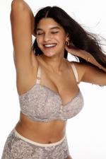 Бюстгальтер Vulcano с чашками на тонком поролоне (Размер: 90D) (Цвет: телесный)