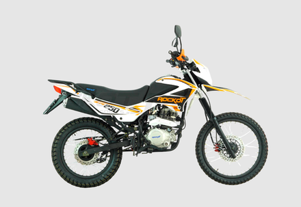 Мотоцикл эндуро ROCKOT ZR250 (белый/оранжевый, 21/18, ЭПТС)