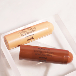Barry M Flawless Chisel Cheeks - Кремовый бронзатор и хайлайтер, 2× 5 g