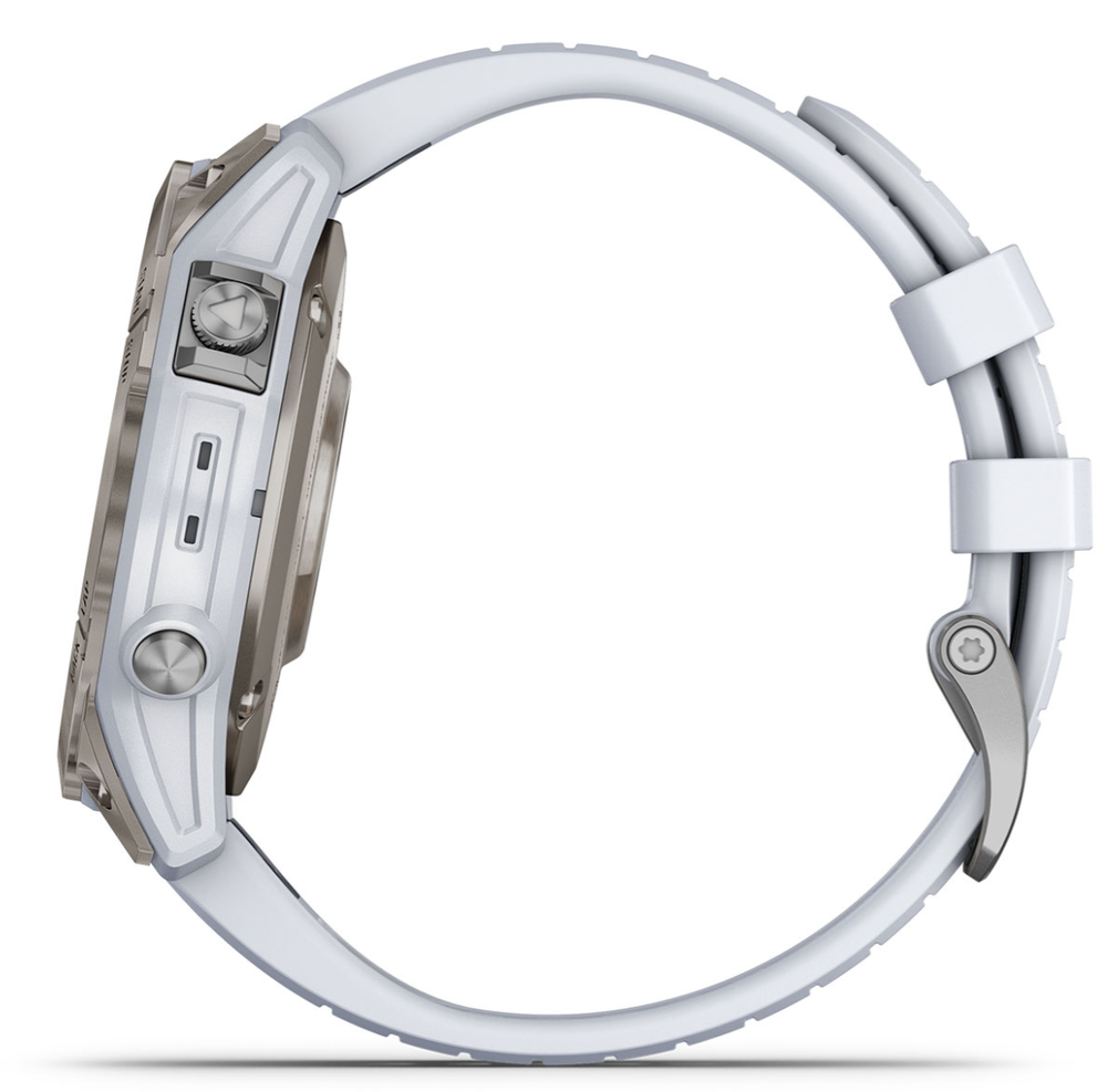 Часы Garmin Epix Pro Gen 2 Sapphire 47 мм Stone White Titanium DLC (010-02803-21)