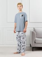 Костюм для мальчика Олимп-1 Виотекс СЕРЫЙ