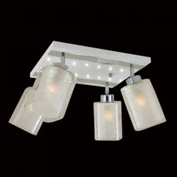 Citilux Прима CL160241 Люстра с поворотными плафонами Белая Хром