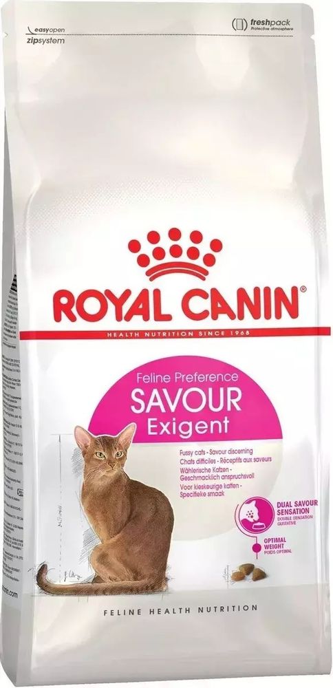 Сухой корм Royal Canin Savour Exigent для привередливых ко вкусу кошек, 400 г
