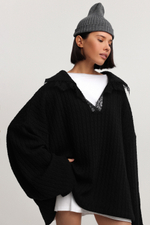 Джемпер с кружевом