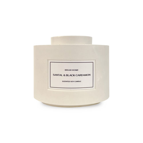 Ароматическая свеча Santal & black cardamon BRIAR HOME