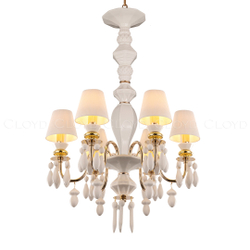 Люстра Cloyd LOTTIE-C C6 / Ø56 см- белая керамика (арт.11218)