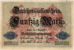 Банкнота 50 марок 1914 год Германская Империя