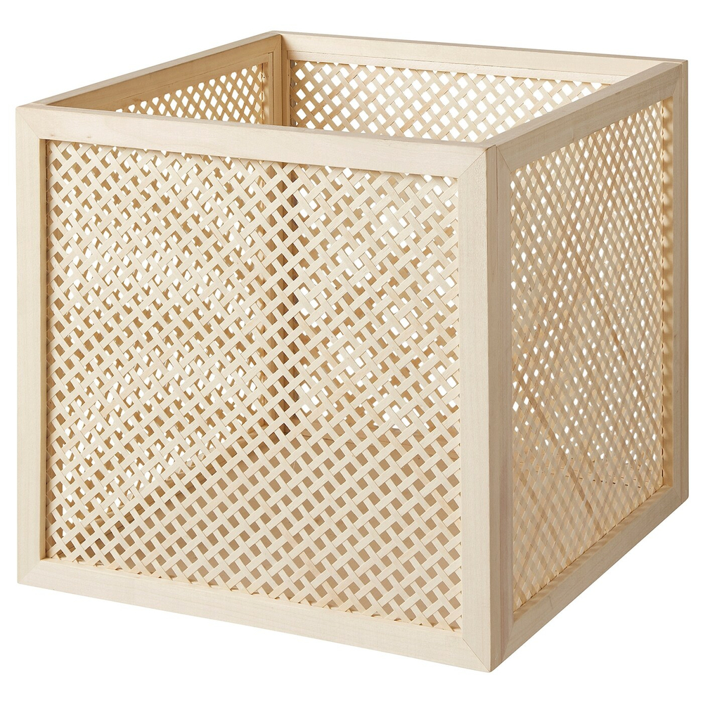 IKEA VÄLTNING  (ИКЕА ВÄЛТНИНГ)  -  Контейнер, натуральный, 33x33x31 см