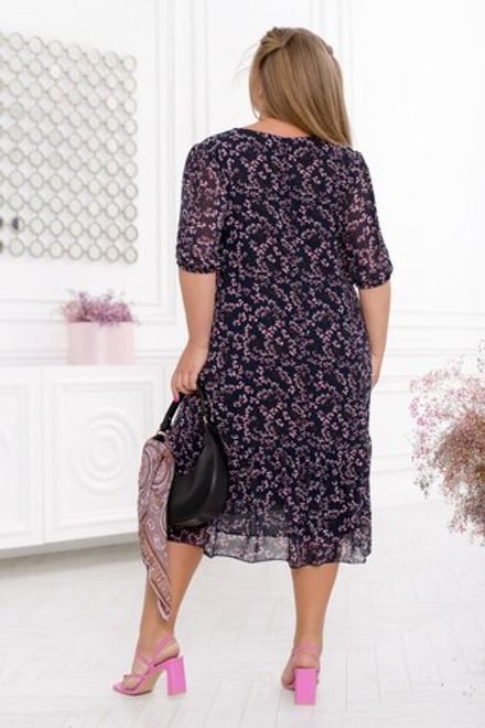 Платье шифон УК-2459-1 Фото 2