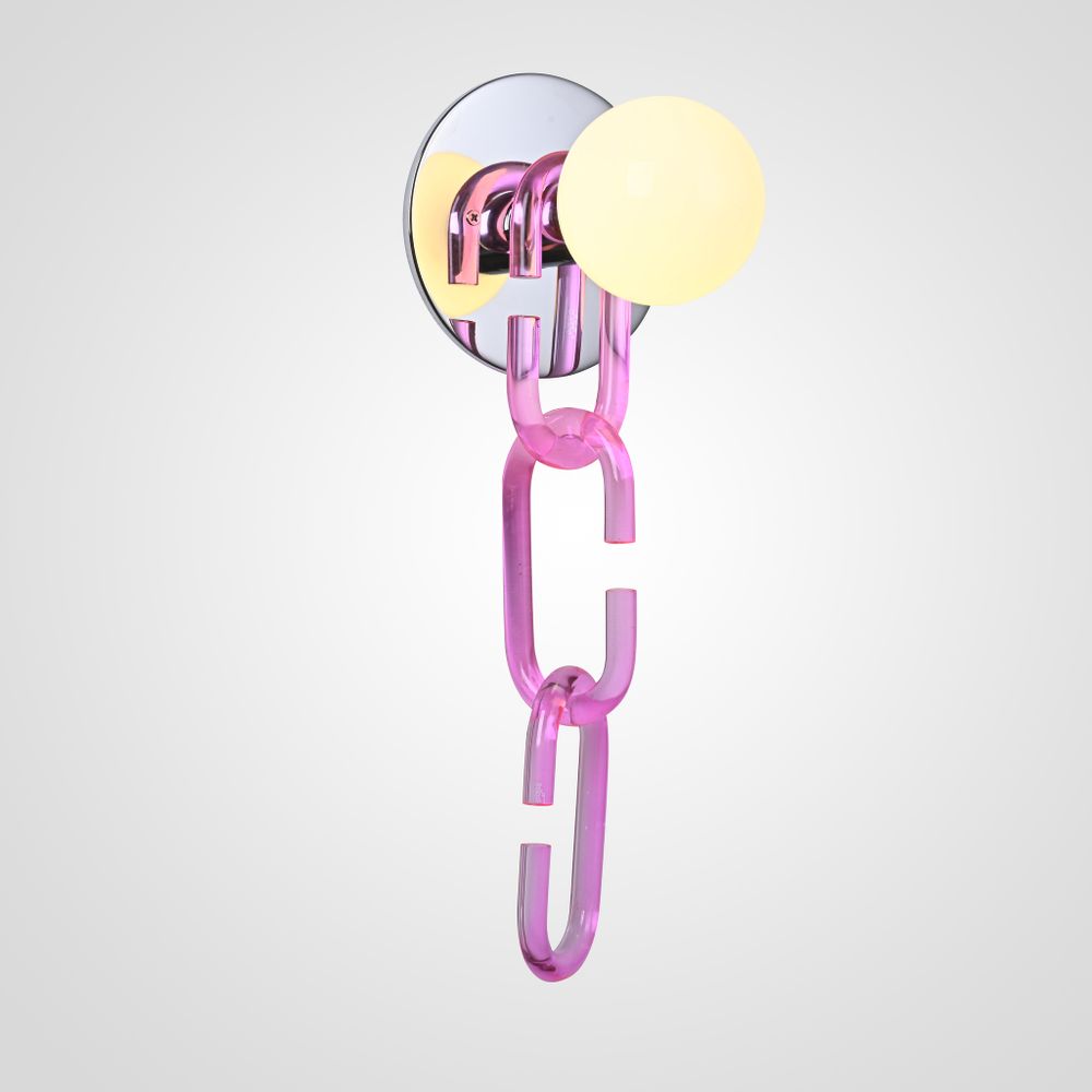 Настенный Светильник Chain Wall Розовый By Imperiumloft