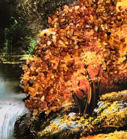 AMB-11/ 9 Картина «Красота природы» (с янтарной крошкой) 50х80см