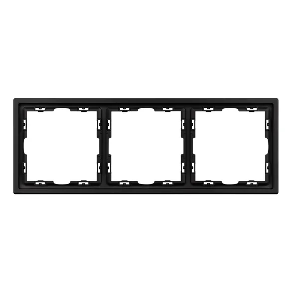 Рамка пластиковая FRM-NOBE-SFPL-3-BK (Arlight, -) 054220