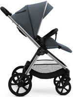 Коляска Agex Life 3 в 1 хромированная рама с автокреслом i-Team ATG080 Grey ALG590 Chrome Grey (Серый)