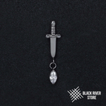 Pendant Dagger v.2 Crystal